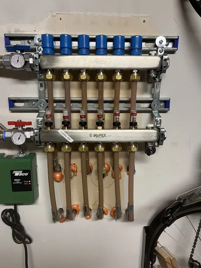 Plumber performing Leak Detection at a residential property in Goulding